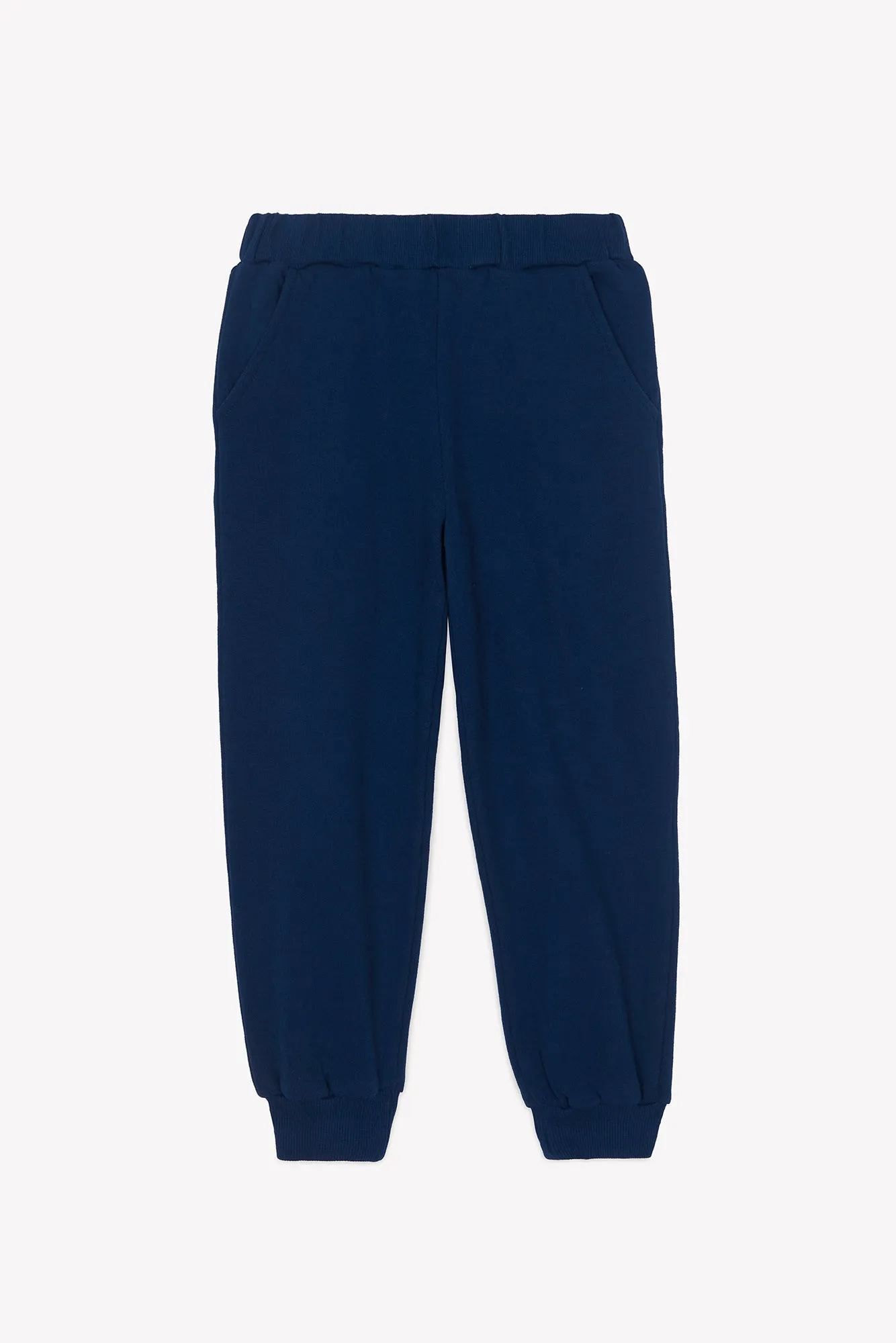 Bonton Lolito Uni Bleu Brut joggingbukser blå bomuld