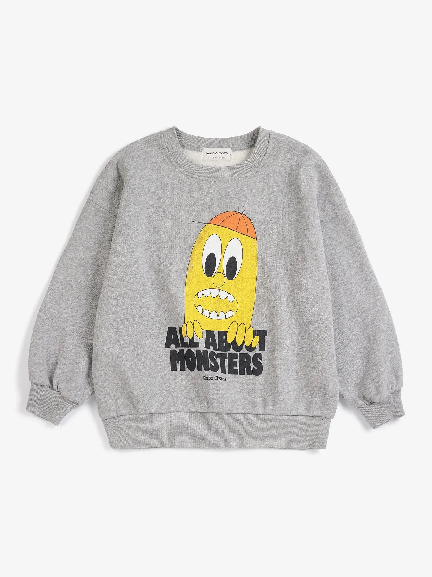 Bobo Choses Bigtooth Lemon sweatshirt 2-3Y grå