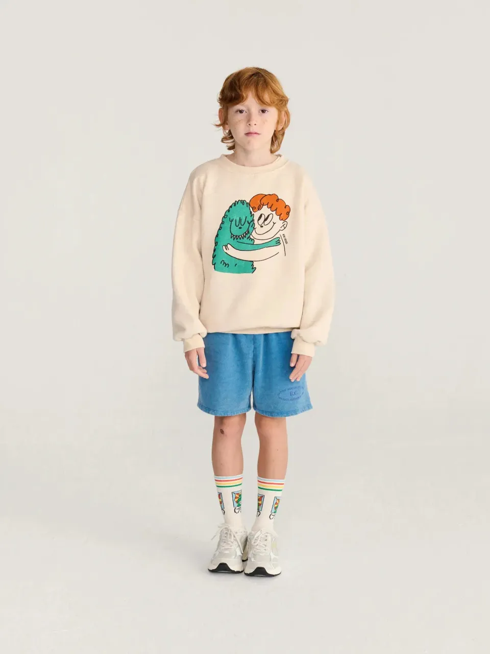 Bobo Choses Mystery BC bermuda shorts 2-3Y blå bomuld