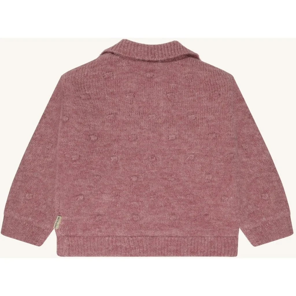 Hust & Claire HCEmi Knit Jacket strikcardigan heather uld