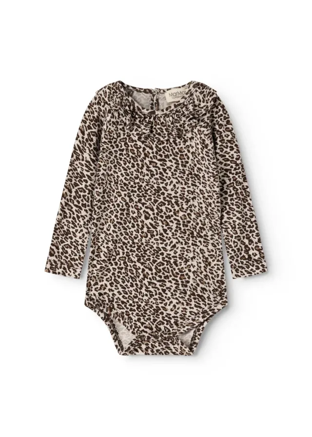 MarMar Leo Berta bodystocking Dark Brown Leo leopard
