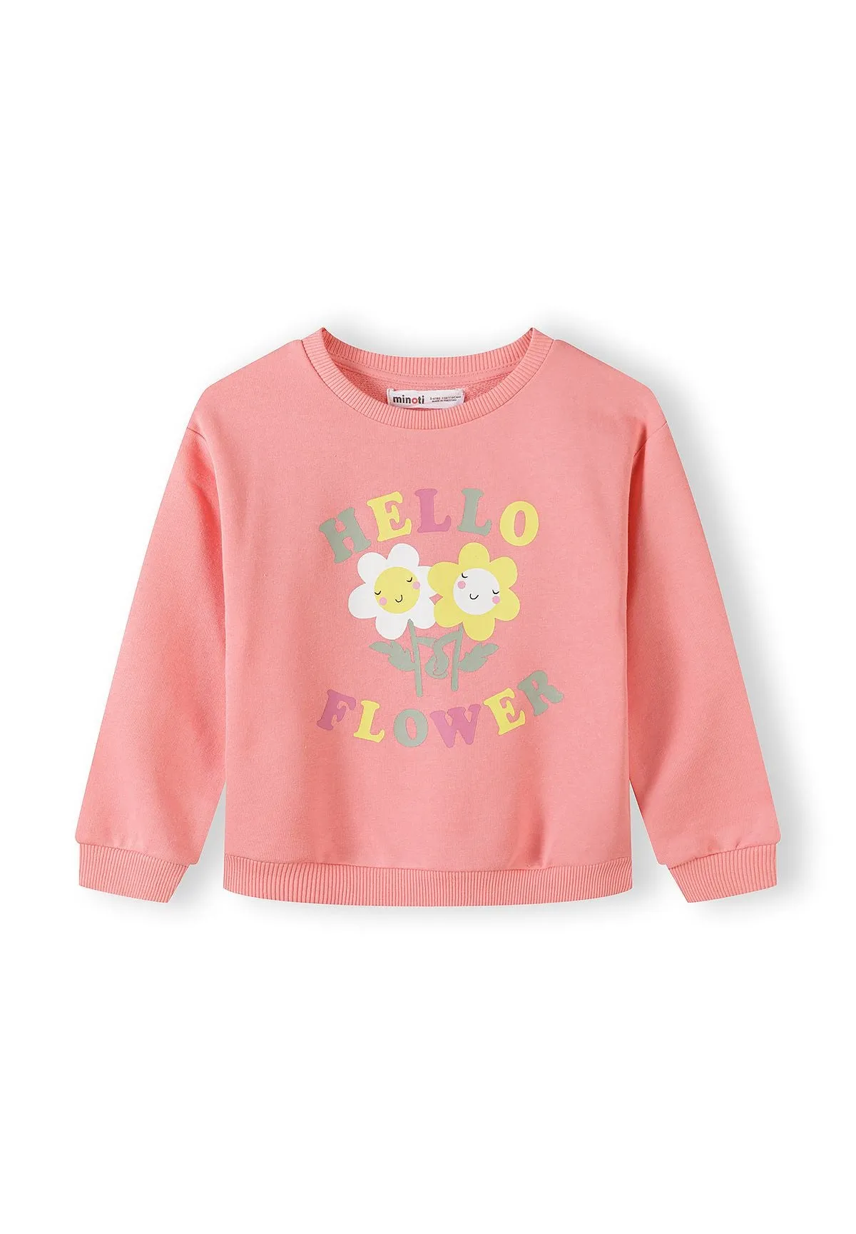 Minoti 44733 sweatshirt koral 2-pak bomuld