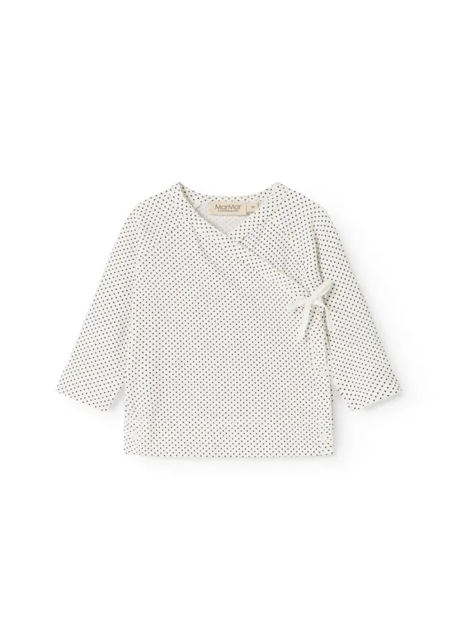 MarMar Tut Wrap LS bluse Tiny Dots modal
