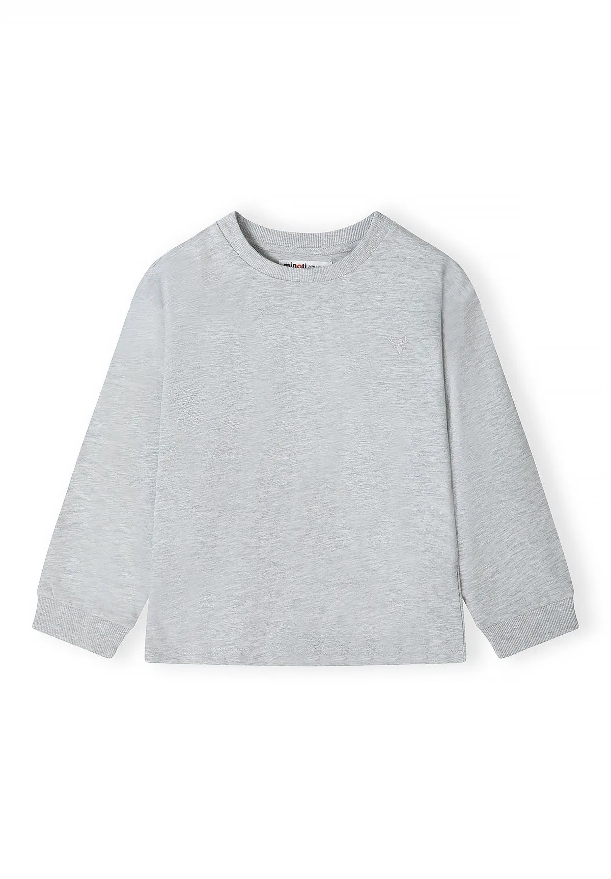 Minoti langærmet t-shirts 5-pak til drenge