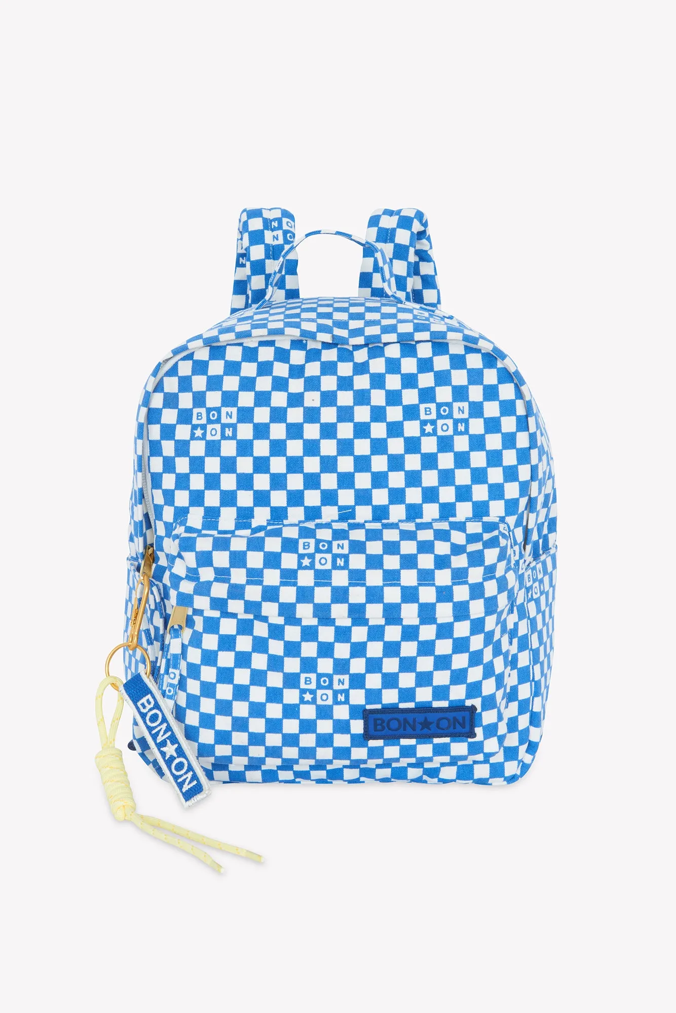 Bonton Damier rygsæk blåternet bomuld