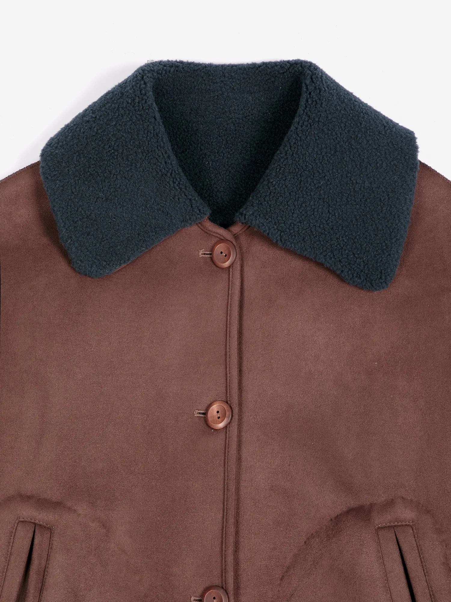 Bobo Choses Reversible Soft Sherpa jakke vendbar varm