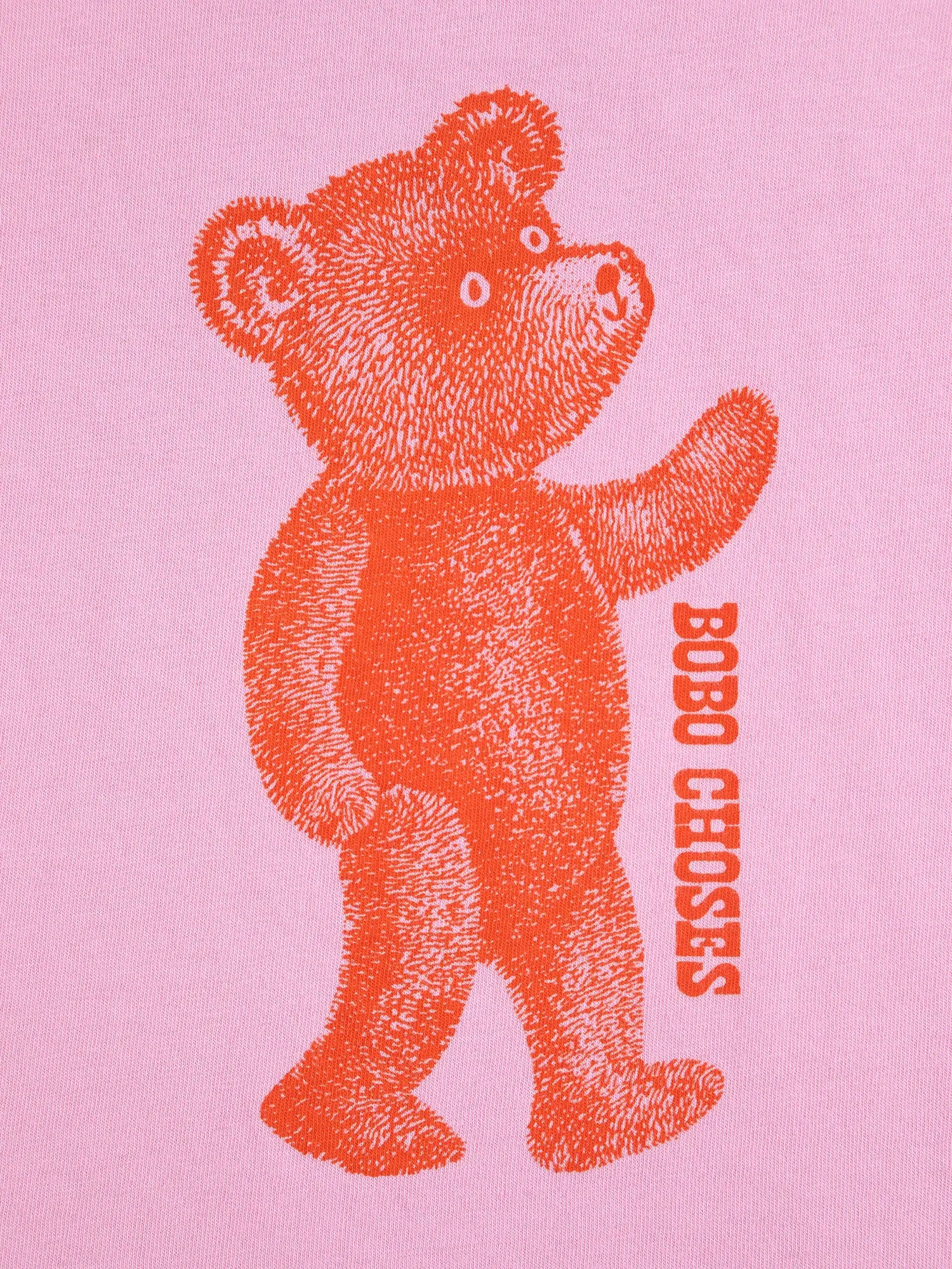Bobo Choses Softpaw Monster T-shirt lyserød økologisk