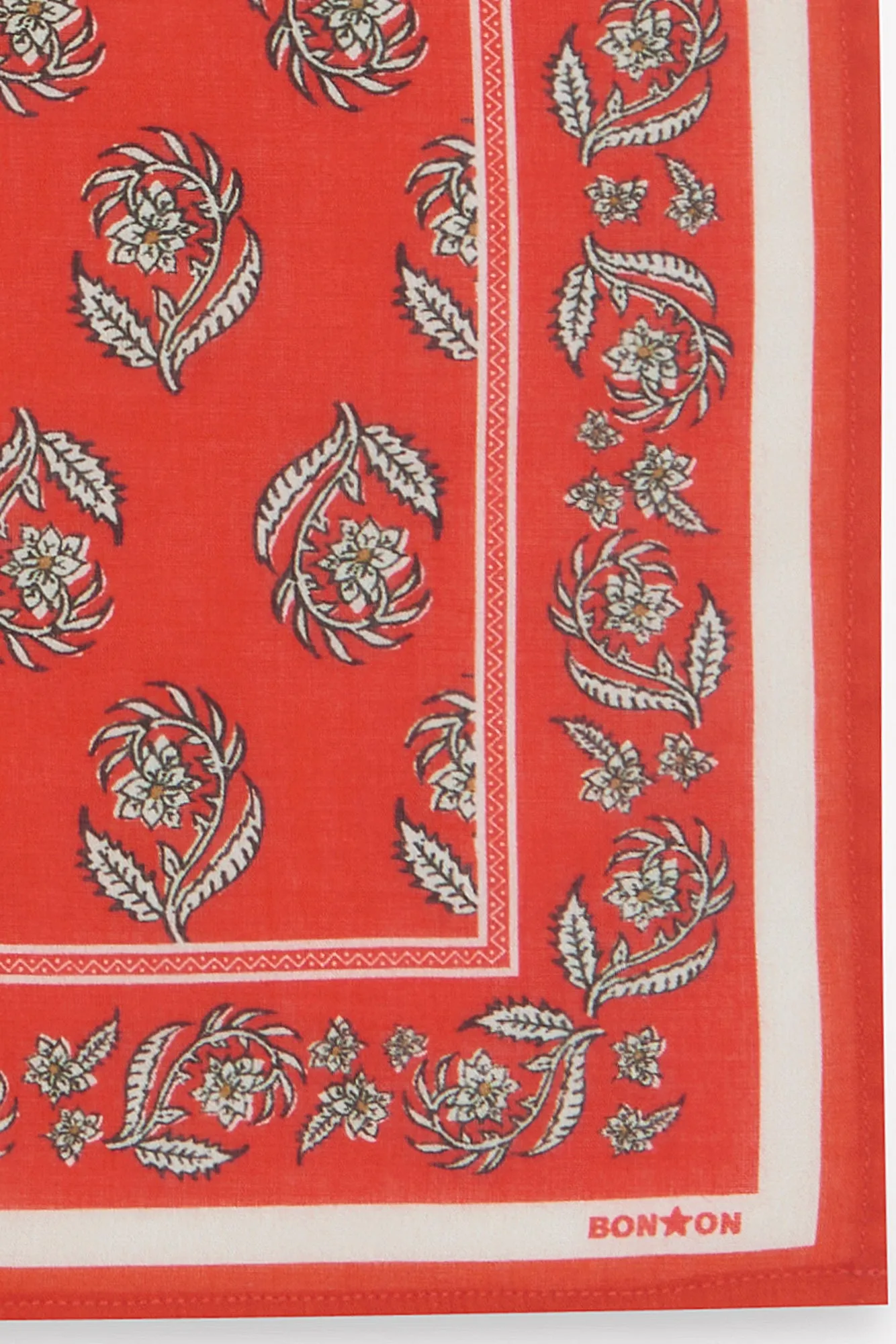 Bonton New Barn Blockprint tørklæde TU bomuld
