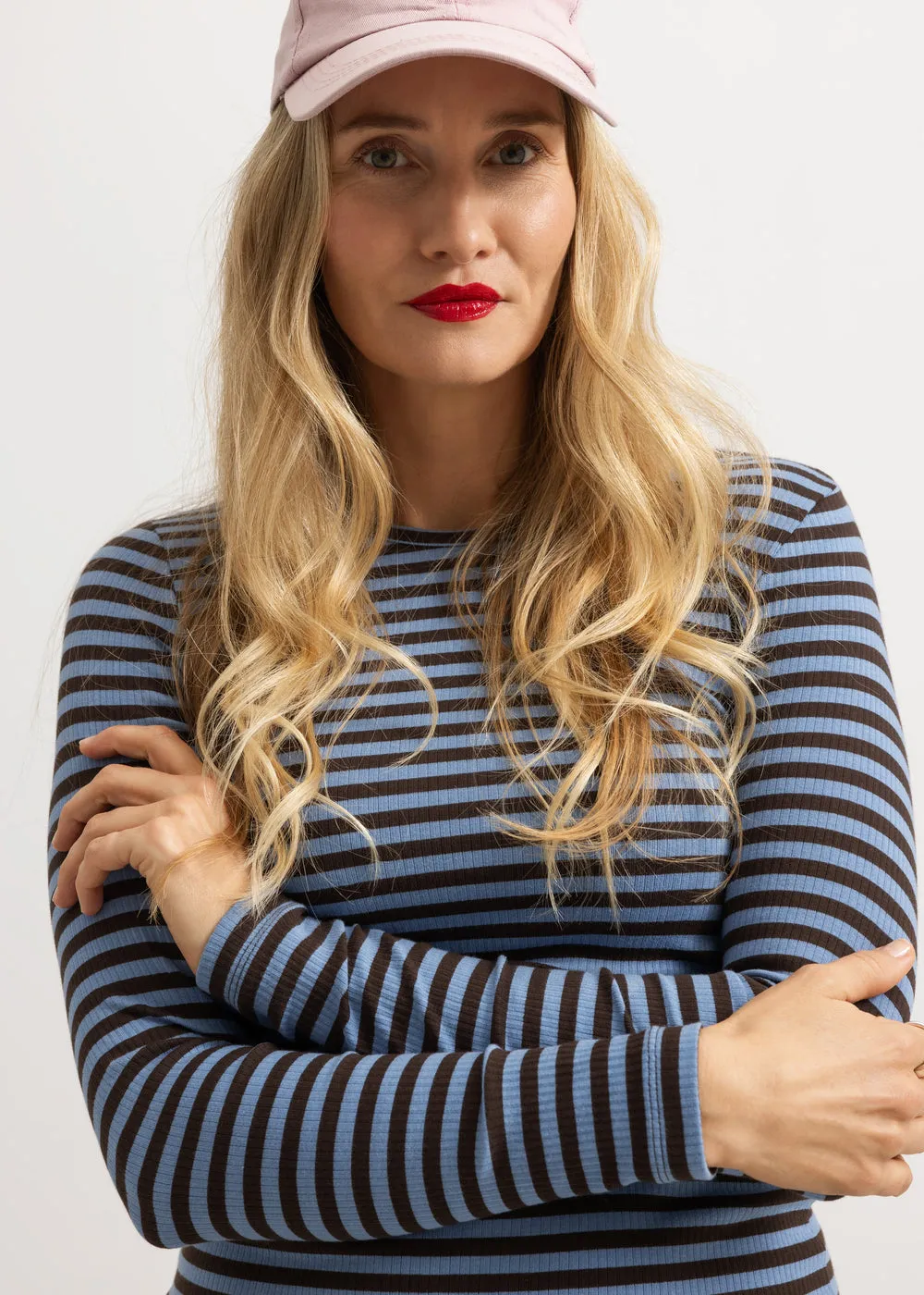 MarMar Copenhagen Tamra W t-shirt Blue Heaven Stripe