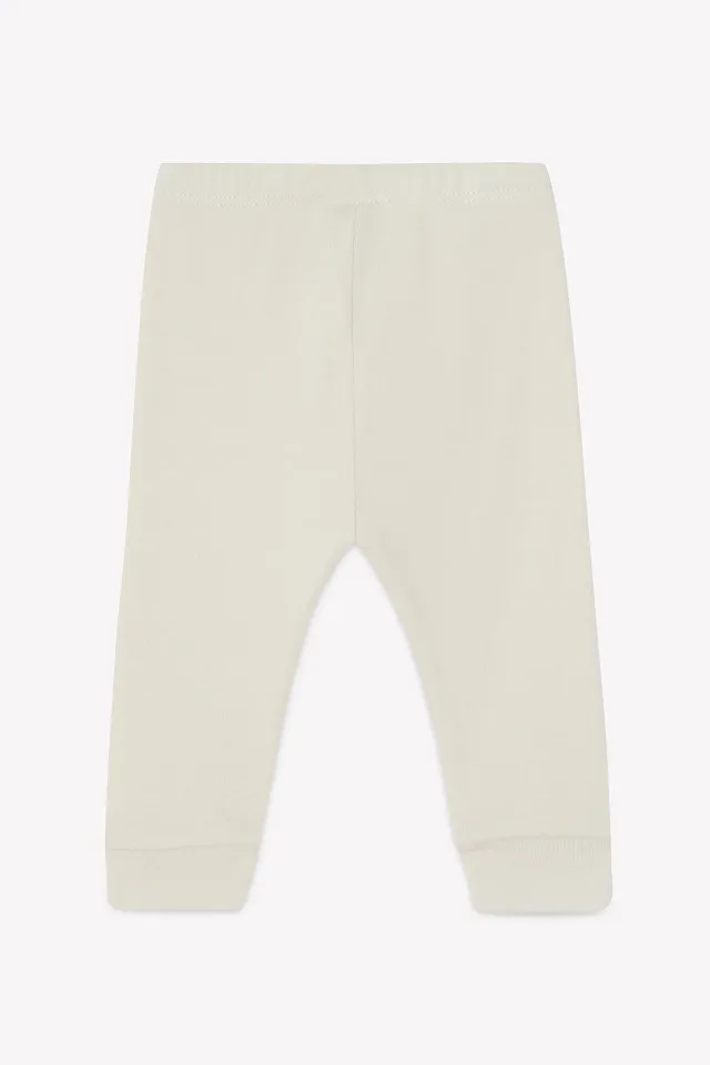 Bonton Tino milk leggings i bomuld til baby