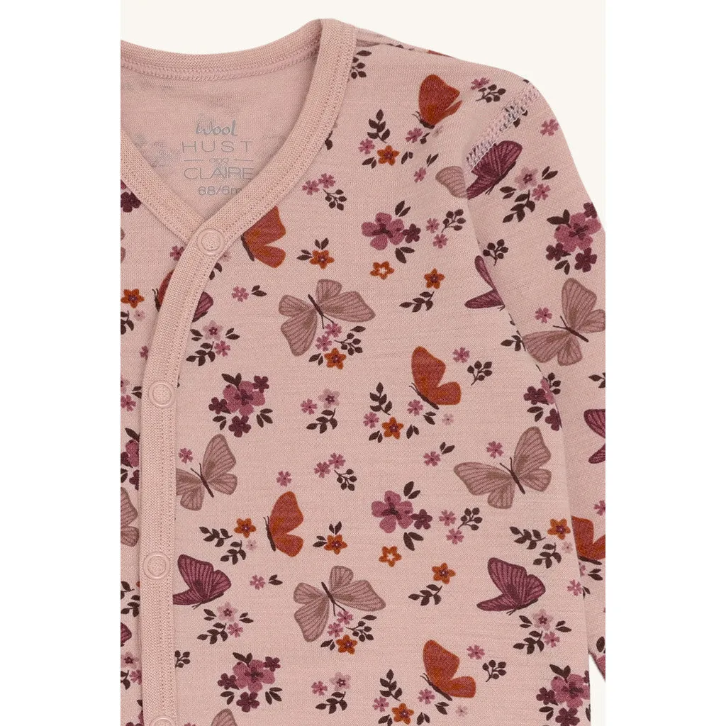 Hust & Claire Mobi natdragt Dusty Rose merino
