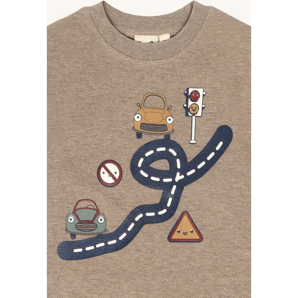 Hust & Claire HCAnton Road t-shirt Kangaroo Melange øko