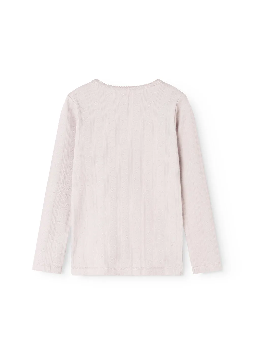 MarMar Copenhagen Tamra t-shirt Violet Dust pointelle