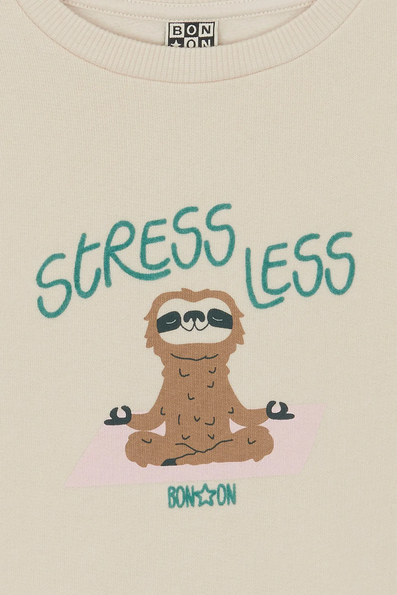 Bonton Lys Stress Less sweatshirt bomuld 2-14 år