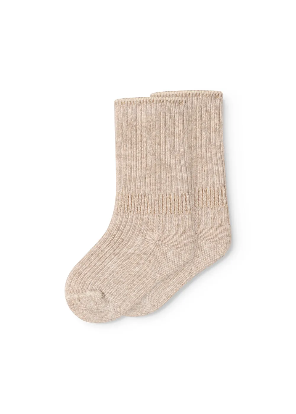 MarMar Newborn Socks strømper light beige 2-pak