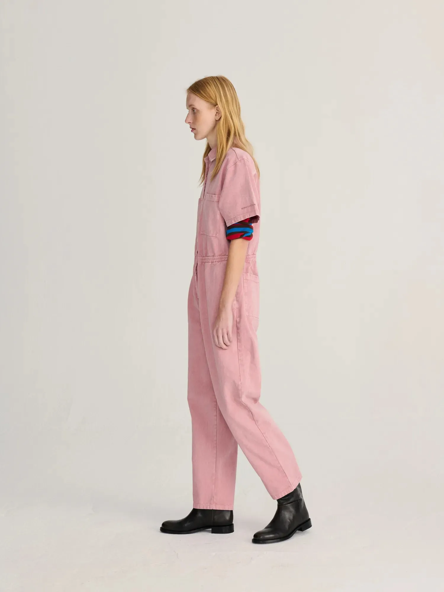 Bobo Choses All About Monsters overall pink XS