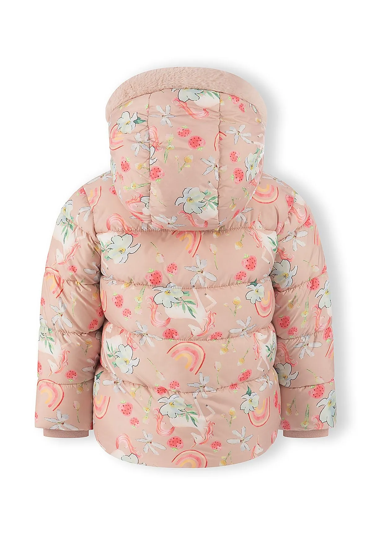 Minoti 45281 vinterfrakke pige rosa enhjørning