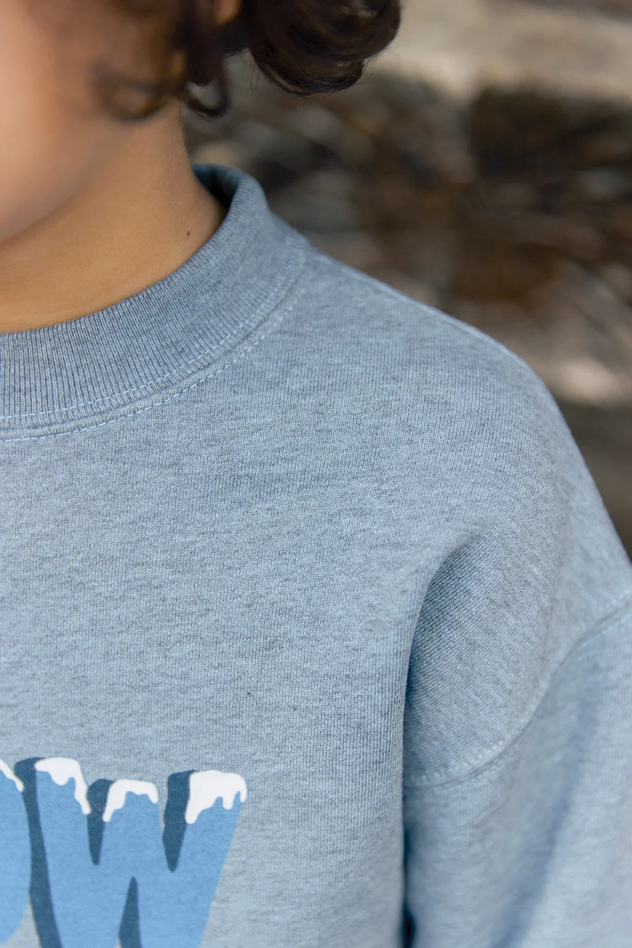Bonton Laurel Snowvibe sweatshirt blå bomuld