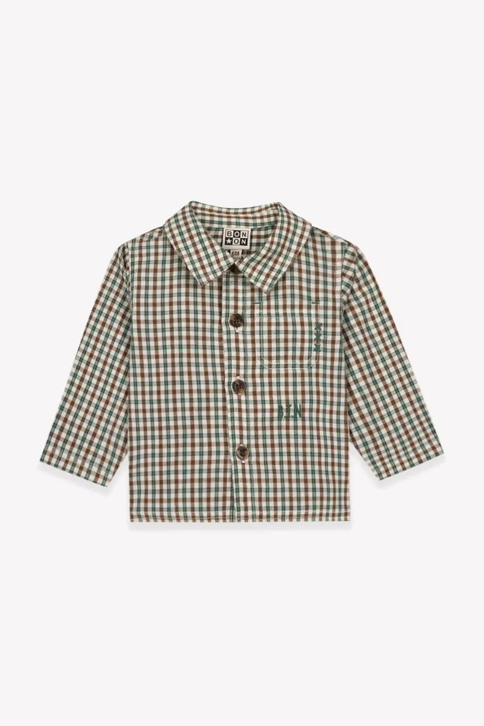 Bonton Paf ternet skjorte bomuld baby