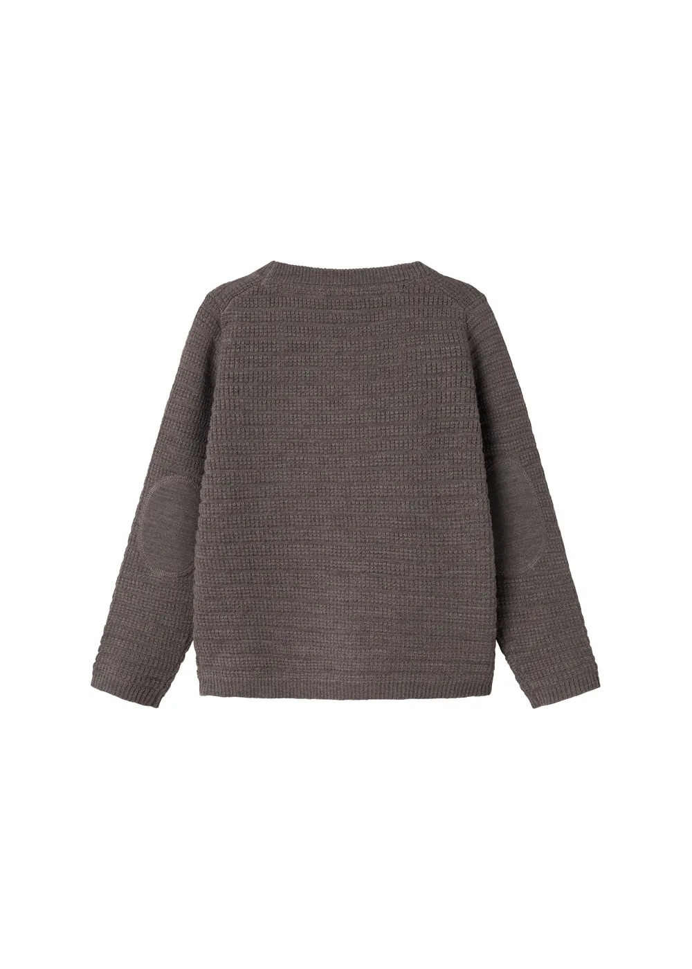 MarMar Tano striktrøje Dusty Brown Mel. merino
