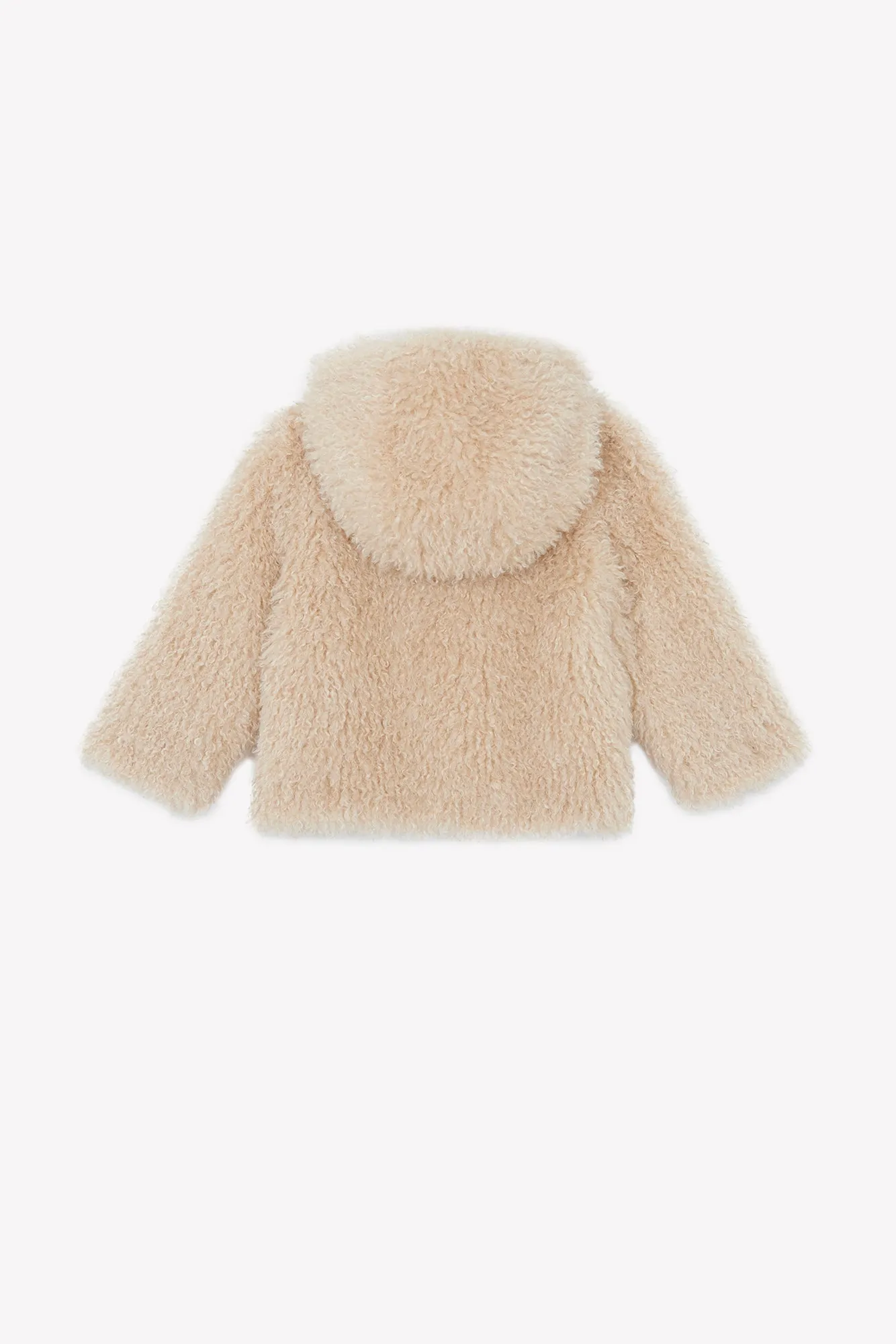 Bonton Mars frakke ecru 6A sherpa