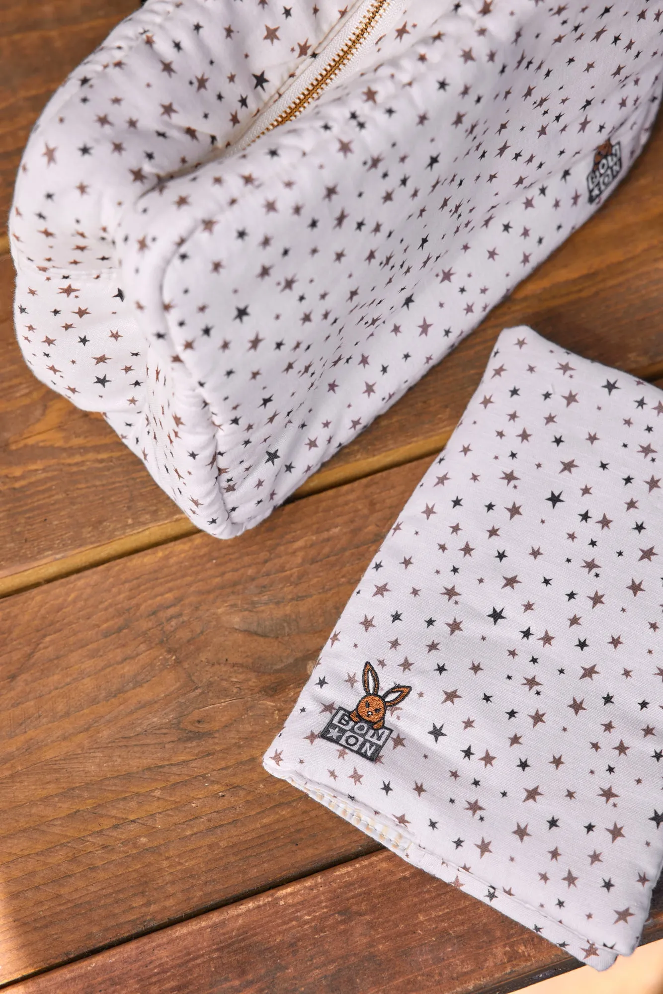 Bonton Baby Star sundhedsmappe stjerner bomuld