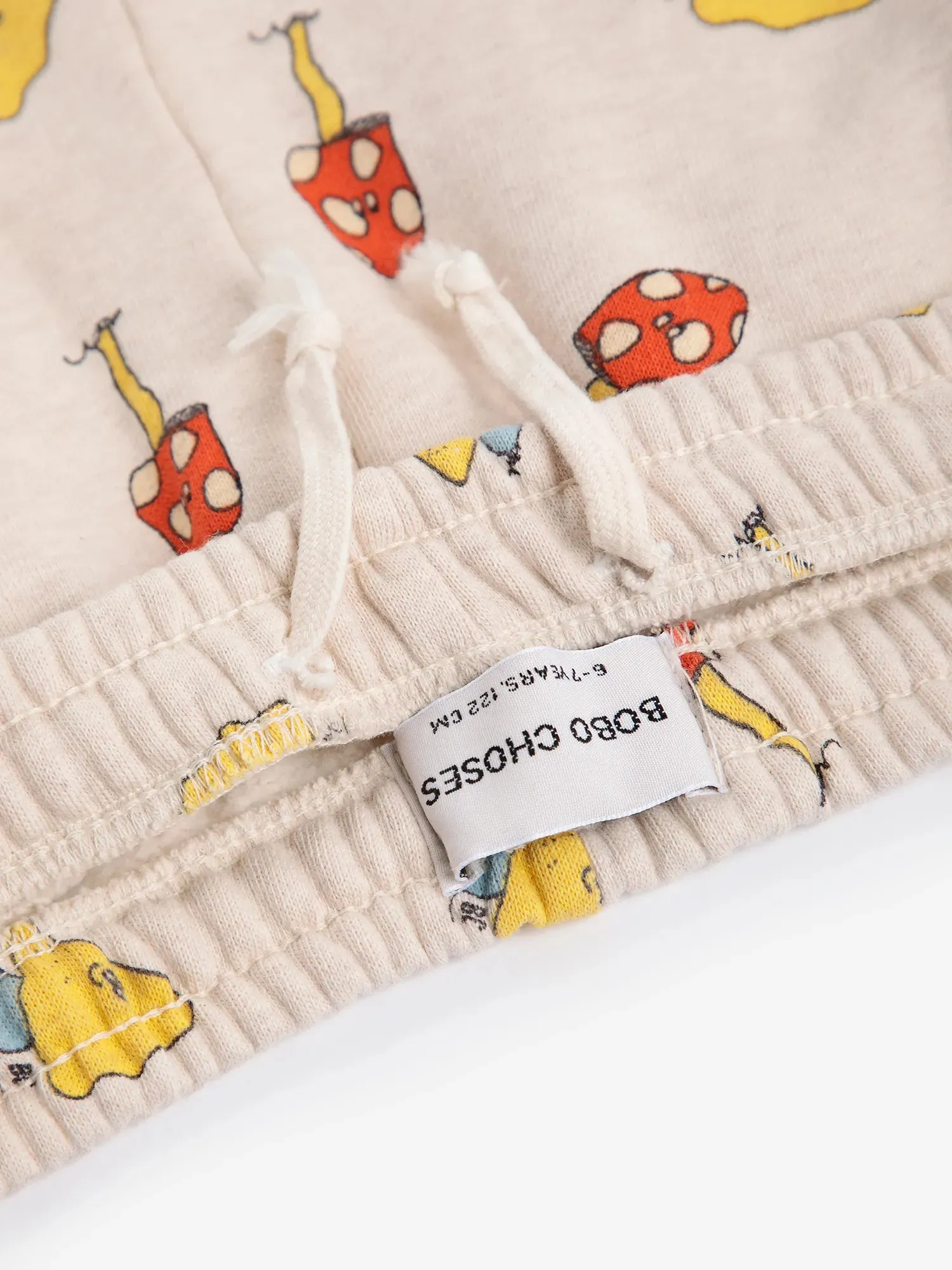 Bobo Choses Mush Monster Duo joggingbukser 2-3Y offwhite
