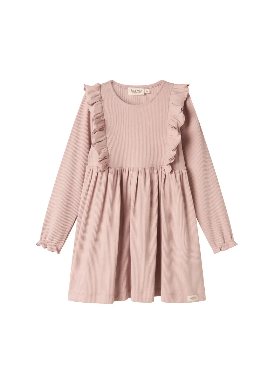 MarMar Dikte kjole Faded Rose ribstrik