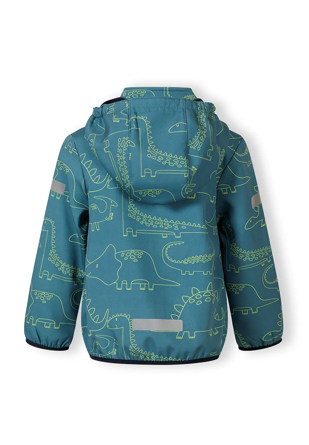 Minoti 44594 softshelljakke petrol dino str 104