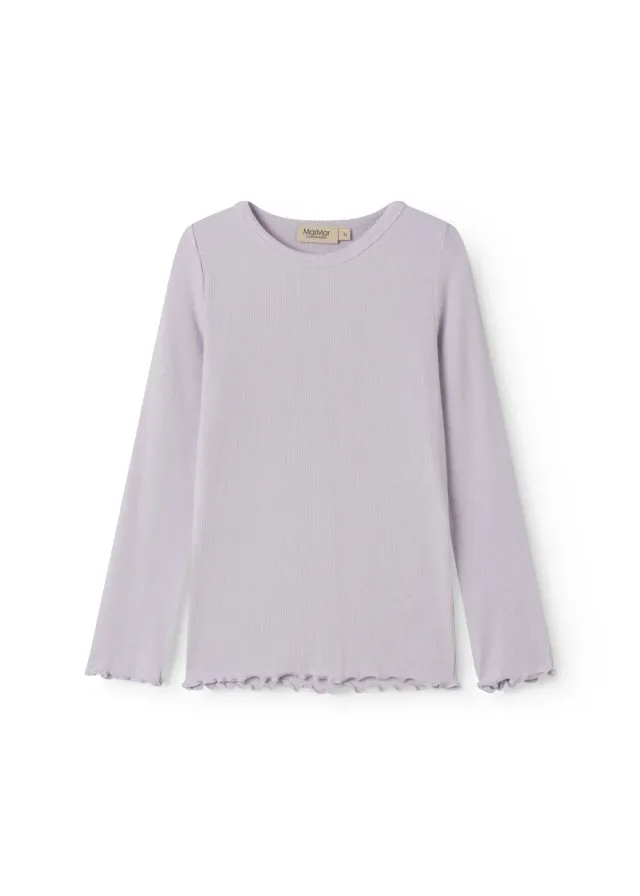 MarMar Tani T-shirt Sweet Violet langærmet modal