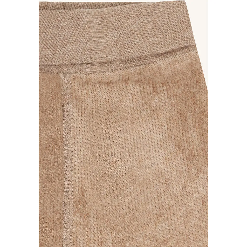 Hust & Claire Gabe velour joggingbukser biscuit baby