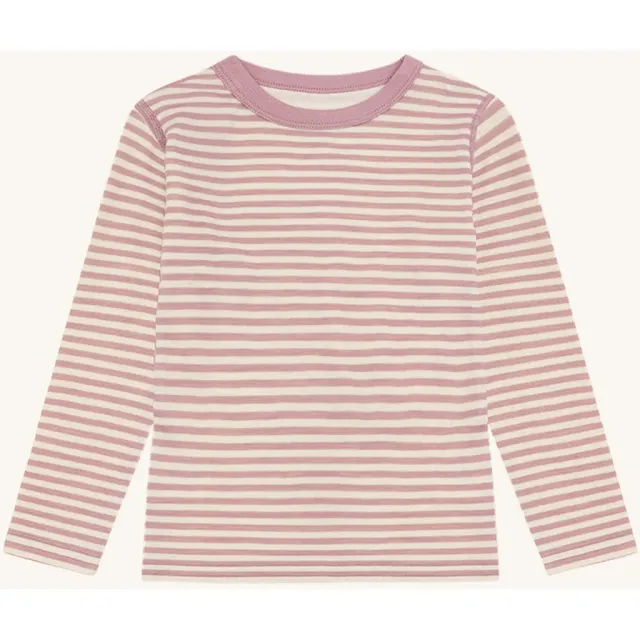 Hust & Claire HCAbba Silky langærmet bluse Heather uld