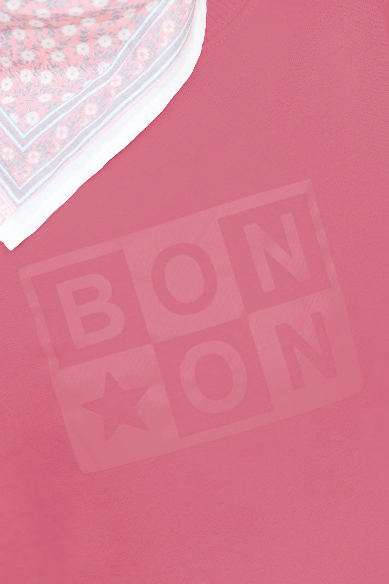 Bonton Smile Logo sweatshirt lyserød bomuld