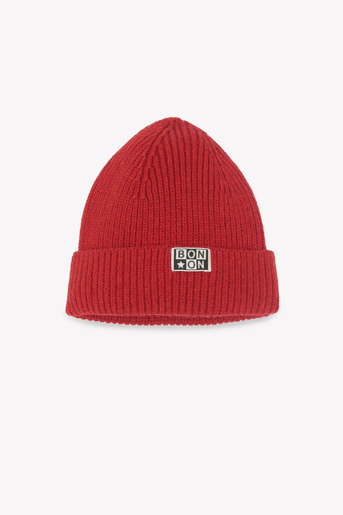 Bonton Myrtille Red Flag hue rib rød