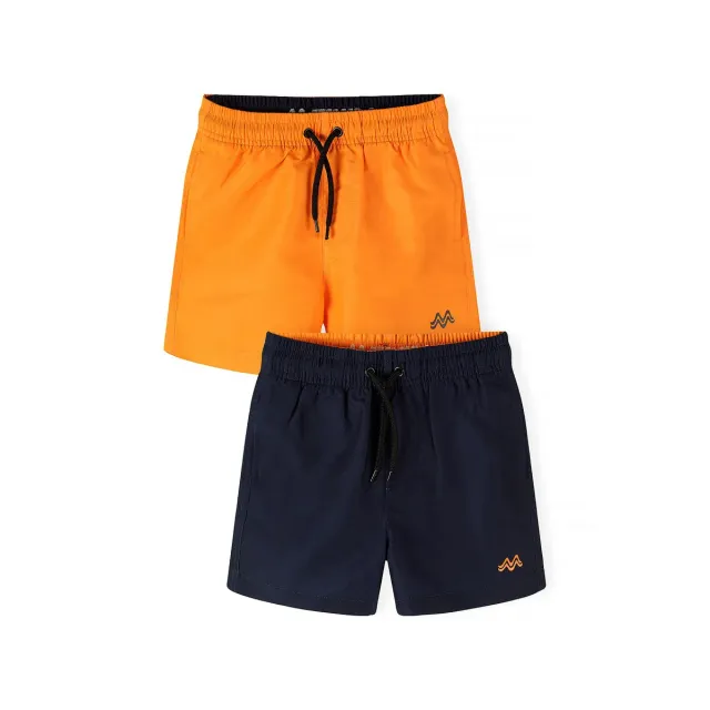 Minoti badeshorts orange 2-pak til drenge polyester