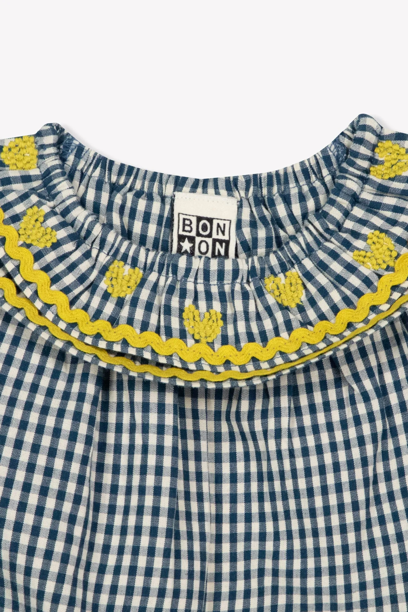 Bonton Solane bluse vichy bomuld baby hjerter