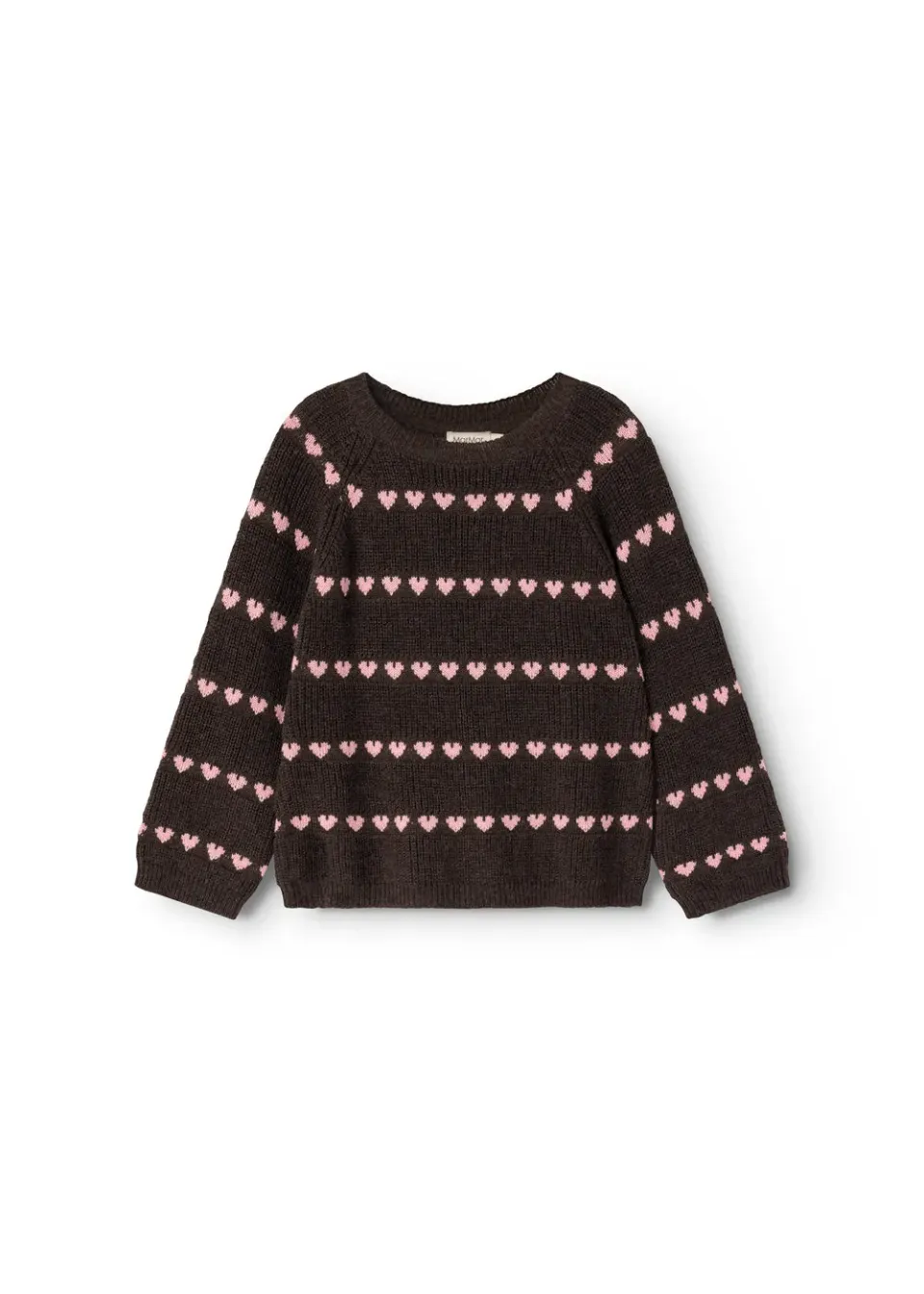 MarMar Torin strikbluse Rose Frosting Hearts hjerter