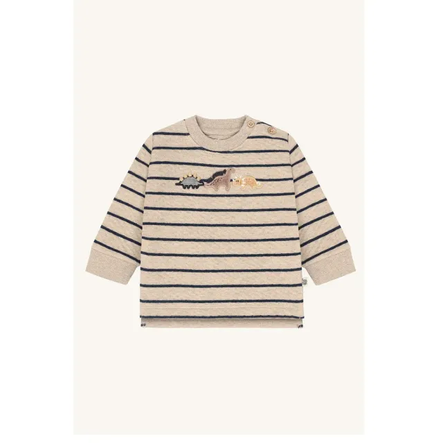 Hust & Claire Sofus Dinos sweatshirt Biscuit