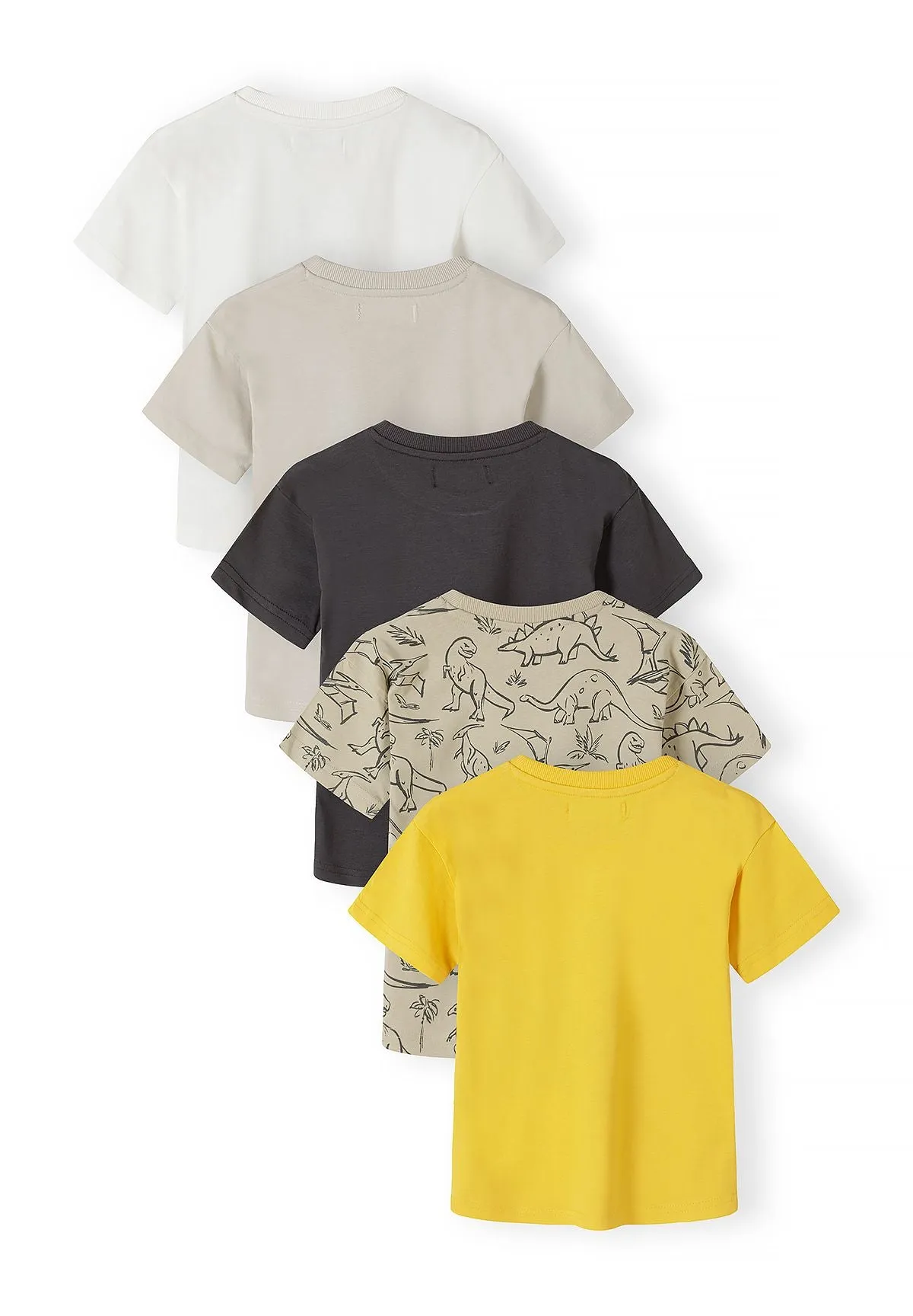 Minoti 44867 T-shirts drenge 5-pak dino bomuld