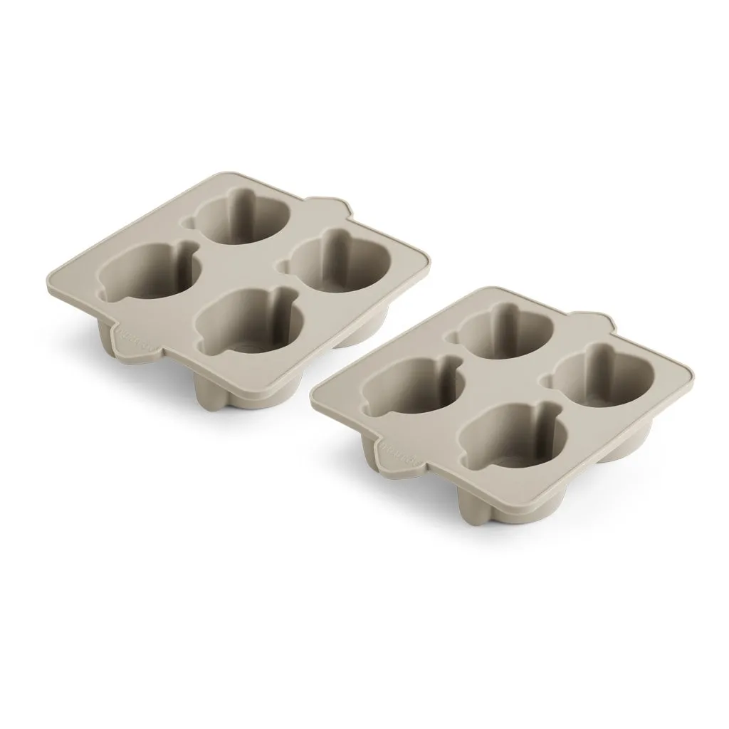 nuuroo Anan bageforme 2-pak dyreform Cobblestone silikone