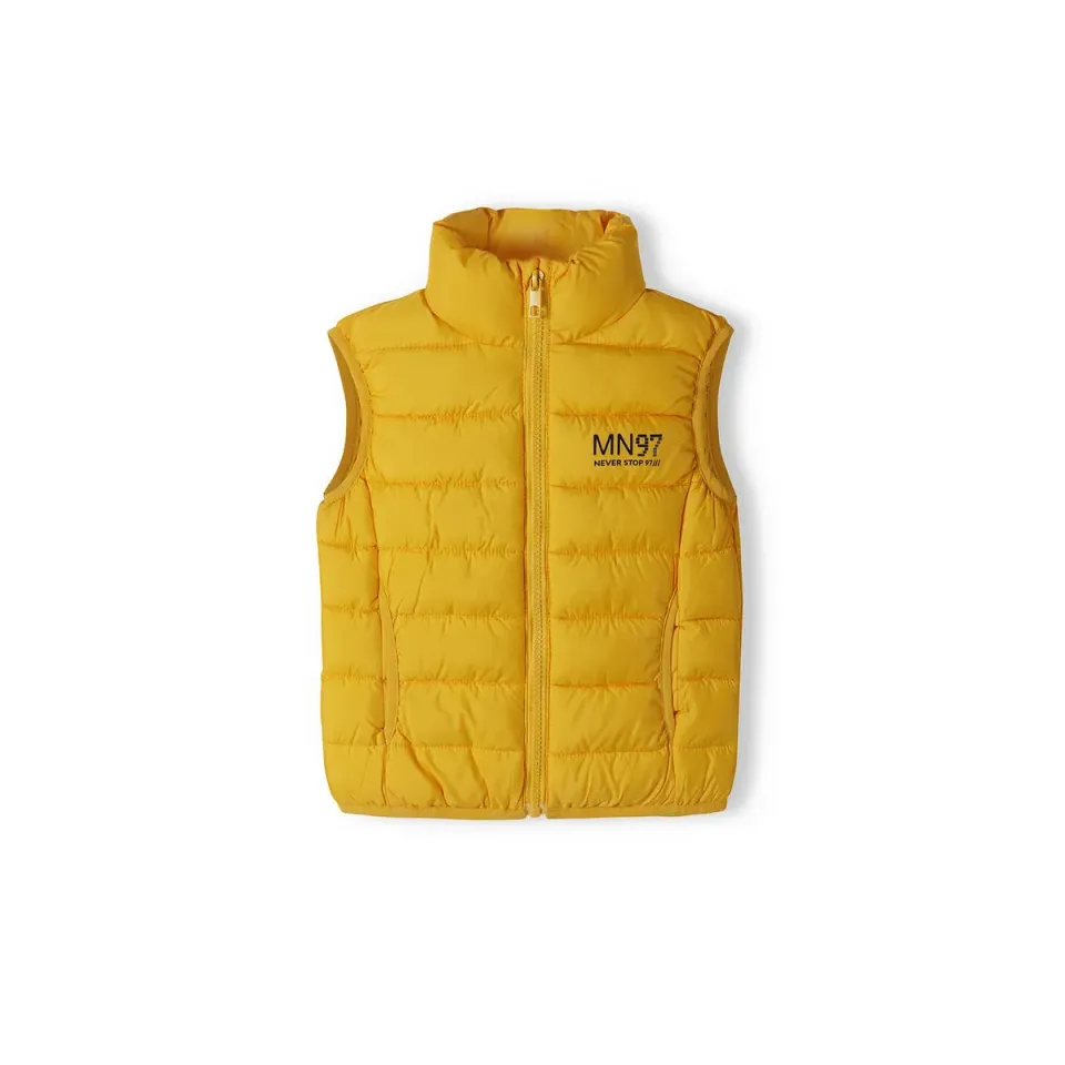 Minoti 38544 stepvest gul let drenge