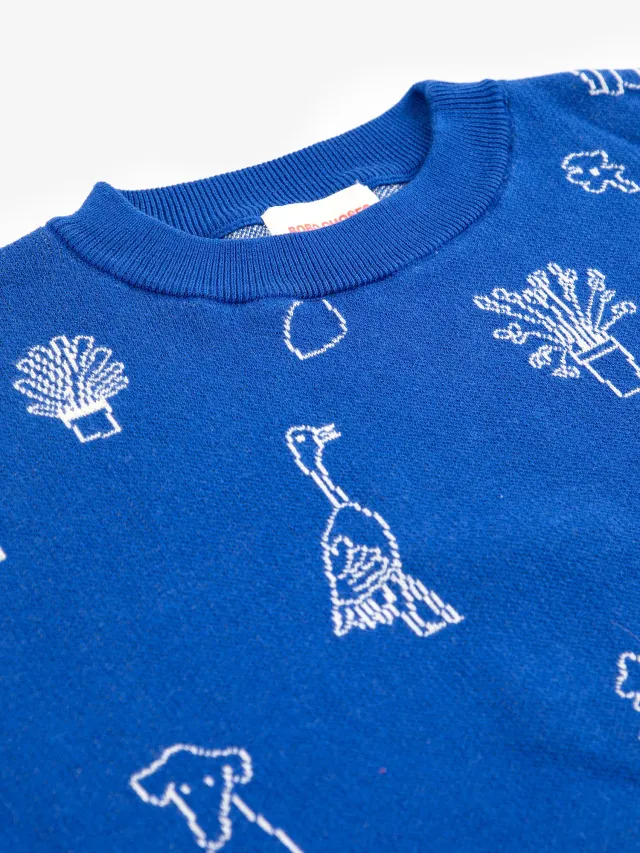 Bobo Choses Summer Trip SB126AD091 jumper M bomuld