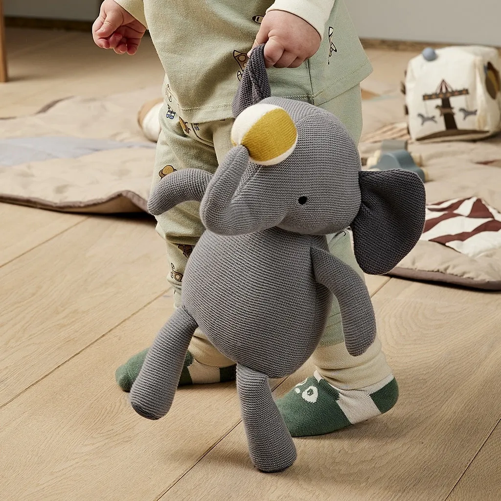 nuuroo Fille elefant bamse grey økologisk bomuld