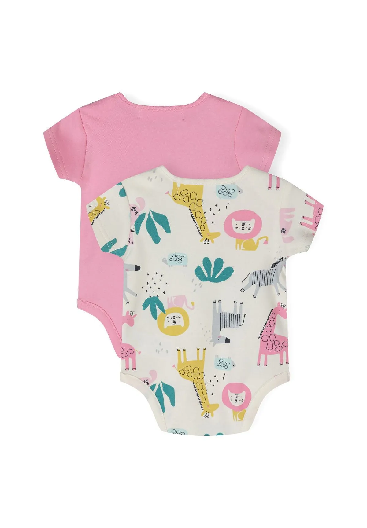 Minoti 42025 body animalprint 2-pak rosa baby pige