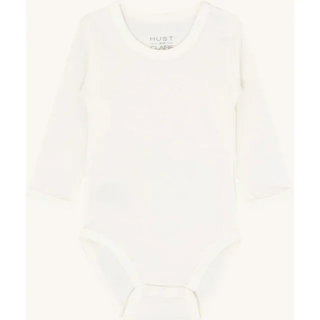 Hust & Claire Bo body Off White uld langærmet