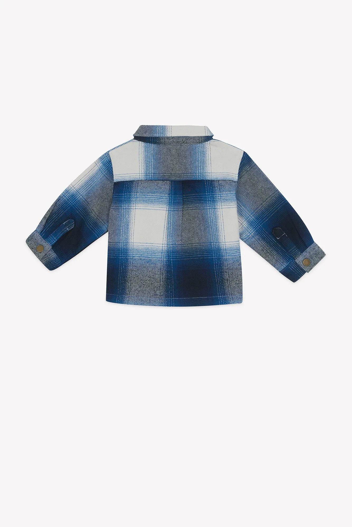 Bonton Marseille Bleu Nordic skjorte ternet bomuld