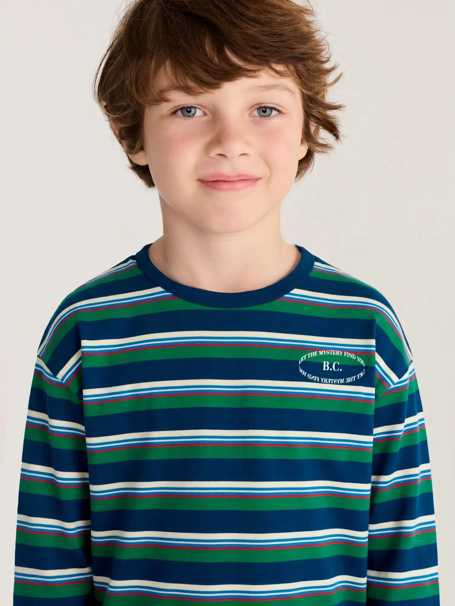 Bobo Choses Mystery BC stribet T-shirt flerfarvet bomuld