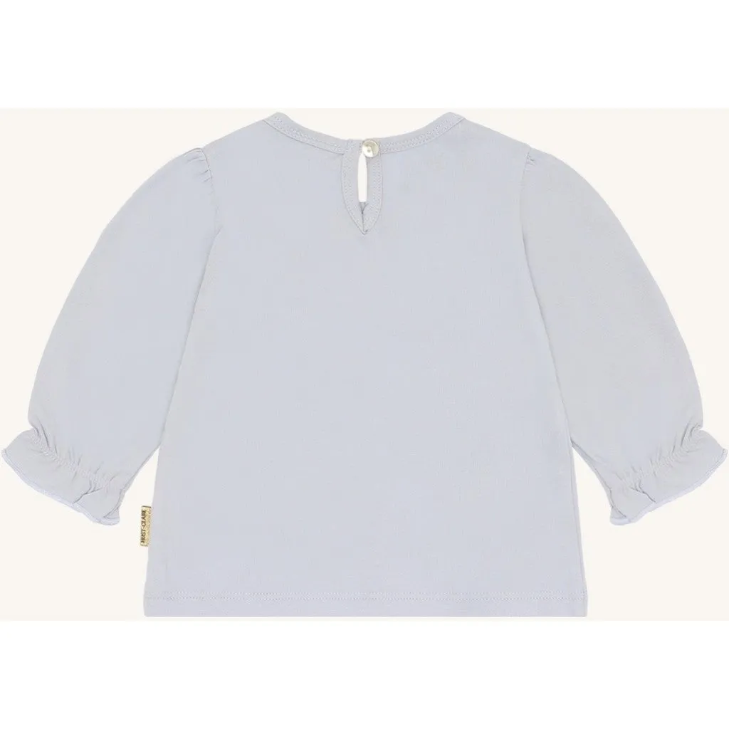 Hust & Claire Alma Poodle T-shirt A Bit Blue langærmet