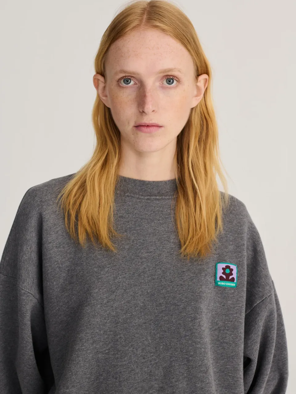 Bobo Choses All About Monsters sweatshirt XS grå løs