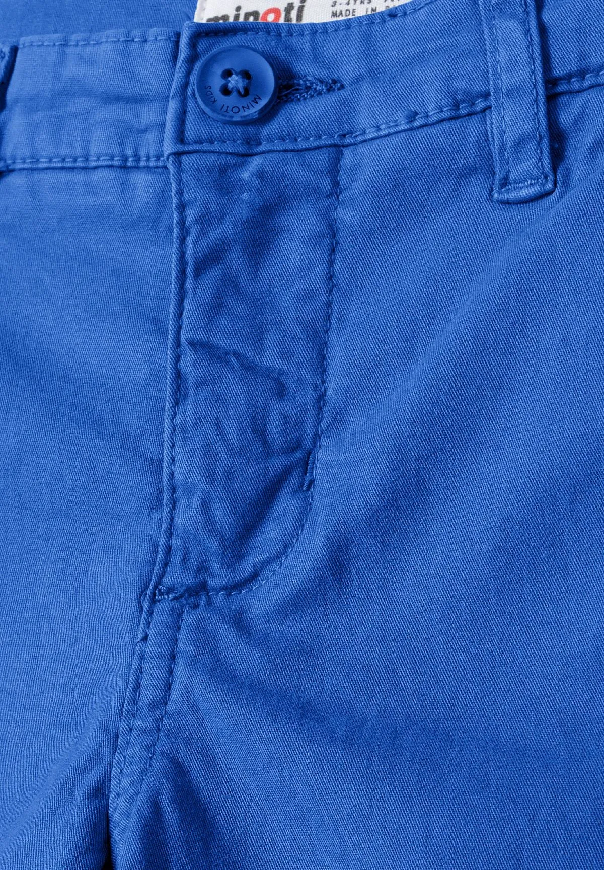 Minoti 40422 chino-shorts royalblå til drenge